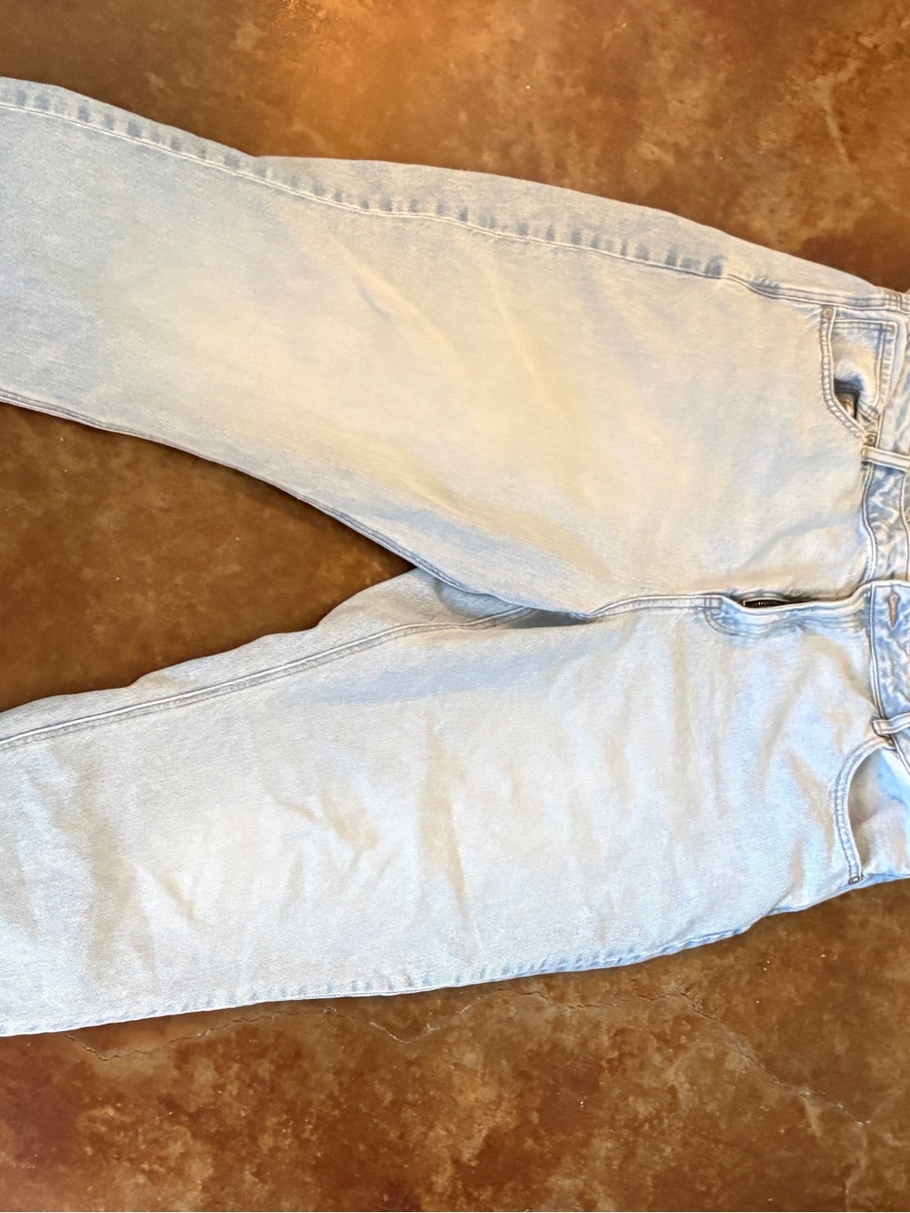 American Eagle Outfitters Light Blue Straight Leg Jeans